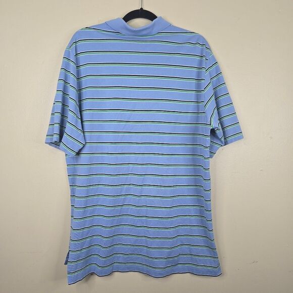 Polo golf pima cotton stripe polo size L - Picture 8 of 8